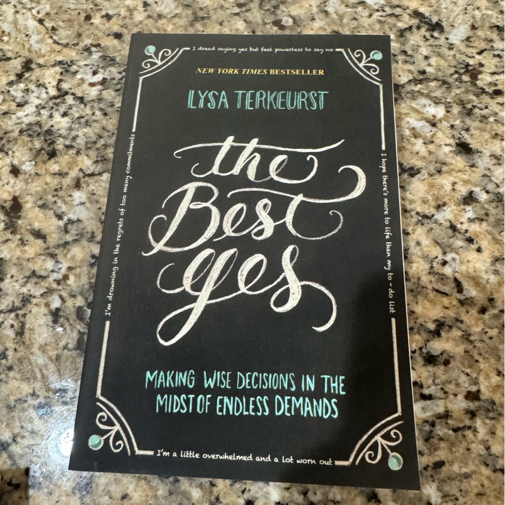 Lysa Terkeurst The Best Yes - Making Wise Decisions - Paperback